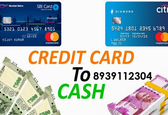 Spot cash against credit card chennai